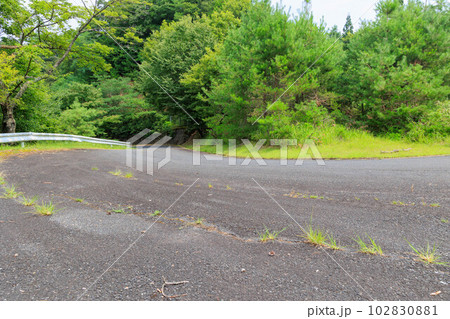 田舎のくねくね山道「田舎に帰るイメージ」 102830881