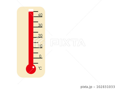 45℃を示す温度計 102831033