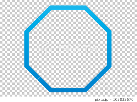 An illustration inspired by a symbol Octagon 102832670