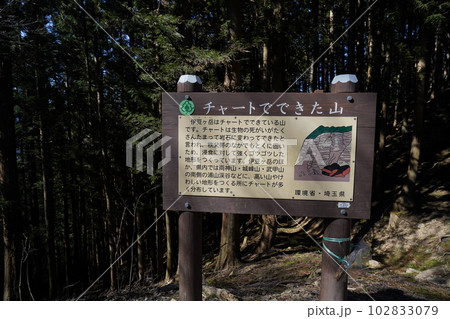 伊豆ケ岳手前にある男坂・女坂分岐にあるチャートの説明板 2023年2月17日 伊豆ケ岳手前にある男坂・女坂分岐にあるチャートの説明板 2023年2月17日 102833079
