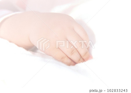 幼児の柔らかな手 102833243