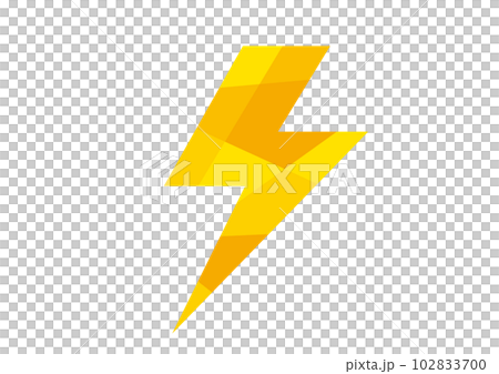 A simple illustration of lightning 102833700