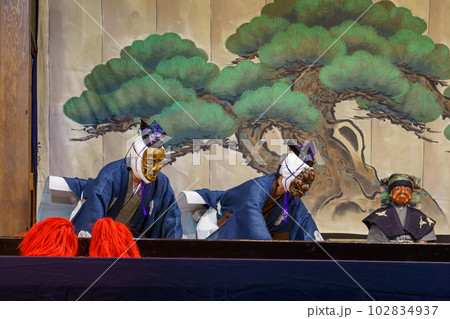 狂言（京都・千本ゑんま堂　演目「土蜘蛛」） 102834937