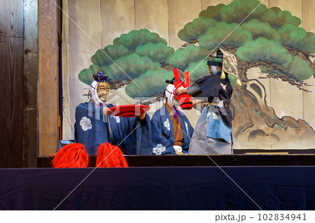 狂言(京都・千本ゑんま堂 演目「土蜘蛛」) 狂言(京都・千本ゑんま堂 演目「土蜘蛛」) 102834941