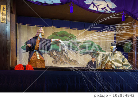 狂言(京都・千本ゑんま堂 演目「土蜘蛛」) 狂言(京都・千本ゑんま堂 演目「土蜘蛛」) 102834942