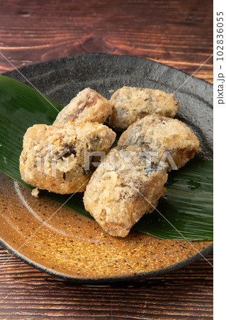 鯖の水煮の竜田揚げ 102836055