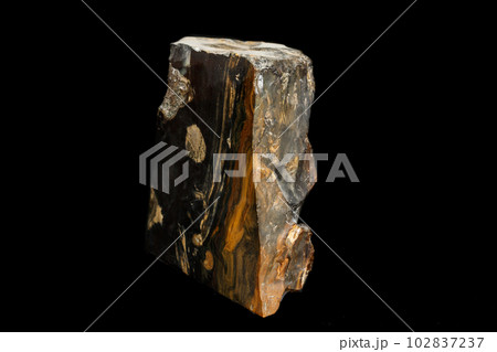 macro stone mineral jasper on black background 102837237