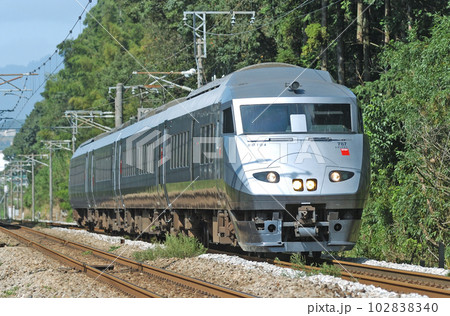 鹿児島本線 天拝山ー原田 JR九州 787系 BM104編成(南福岡) 有明 鹿児島本線 天拝山ー原田 JR九州 787系 BM104編成(南福岡) 有明 102838340