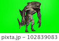 A shark humanoid he has a mouth. 3d rendering 102839083