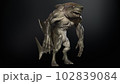 A shark humanoid he has a mouth. 3d rendering 102839084