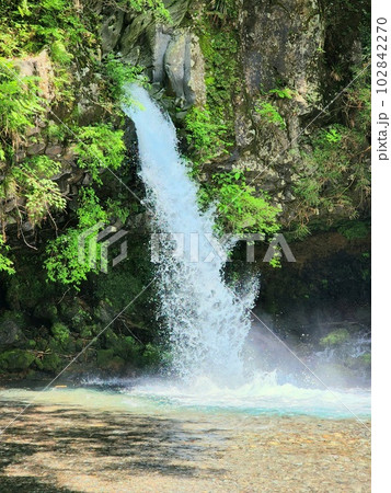 溶岩層から流れる滝 溶岩層から流れる滝 102842270