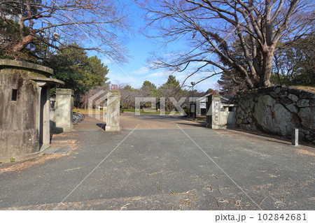 歩兵第十八連隊営門でもあった吉田城 三の丸口門跡 102842681