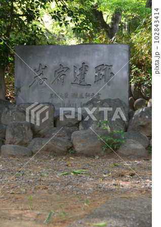 「岩宿遺跡」の石碑（岩宿遺跡A地点／群馬県みどり市） 102843414