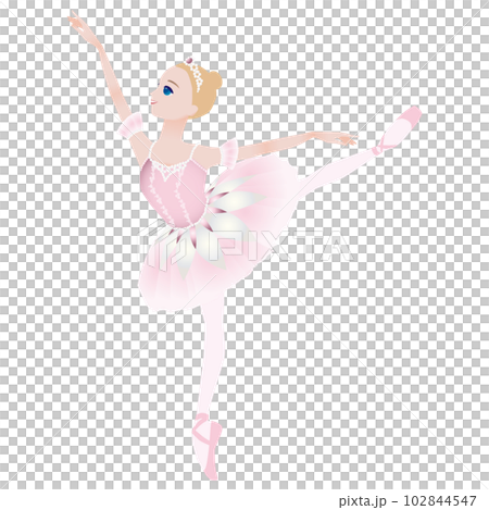 芭蕾舞演員跳舞五彩紙屑 _ 蔓藤花紋變體的插圖 102844547