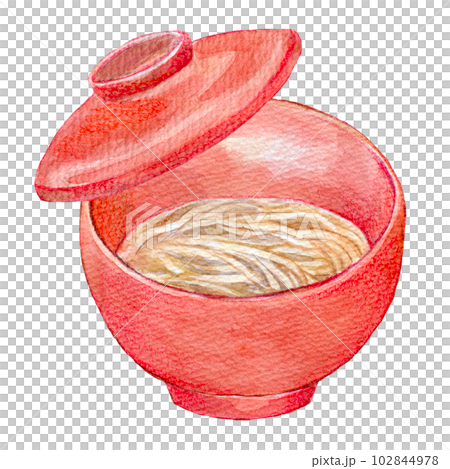 わんこそば 水彩画 手描きイラスト 水彩イラスト わんこそば 水彩画 手描きイラスト 水彩イラスト 102844978