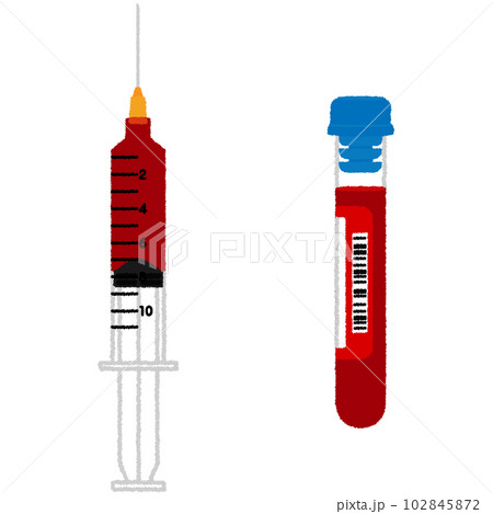 血液検査のイラスト 血液検査のイラスト 102845872