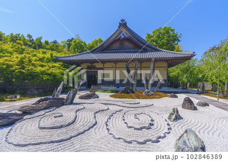 圓光寺　瑞雲閣　奔龍庭　新緑の季節 102846389