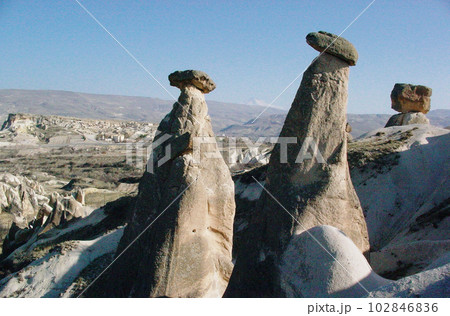 トルコ カッパドキアの奇岩 トルコ カッパドキアの奇岩 102846836