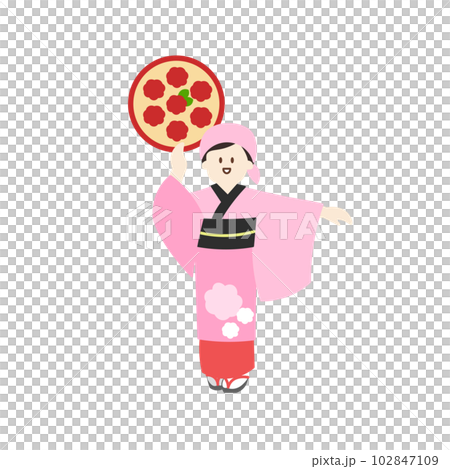 花笠まつりの踊り子さん シンプル 花笠まつりの踊り子さん シンプル 102847109