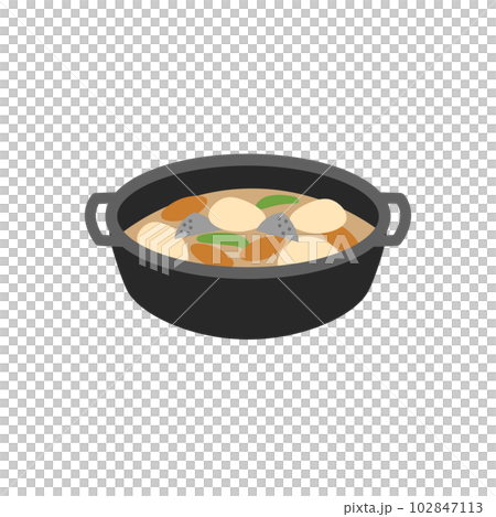 鍋裡煮食物 簡單 102847113