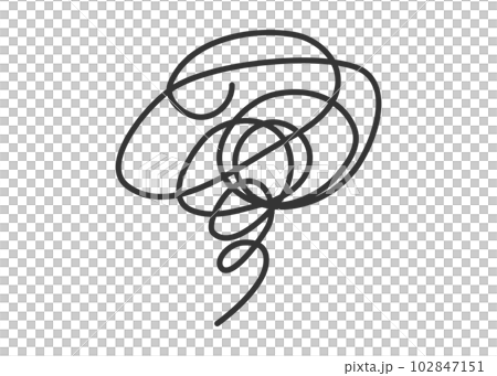 もやもやマーク 思考や悩み事などモヤモヤする表現記号のイラスト アイコン素材 もやもやマーク 思考や悩み事などモヤモヤする表現記号のイラスト アイコン素材 102847151