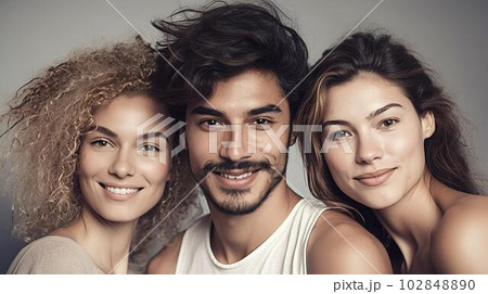 ダイバーシティ・LGBTQ・インクルーシブのイメージ（Generative AI） 102848890