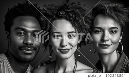 ダイバーシティ・LGBTQ・インクルーシブのイメージ（Generative AI） 102848894
