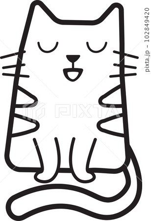 Monotone Cat Icons Monotone Cat Icons 102849420