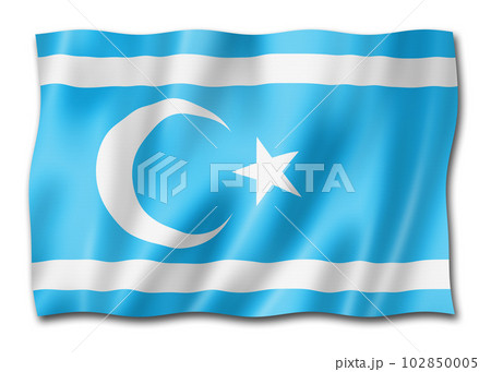 Iraqi Turkmens ethnic flag 102850005