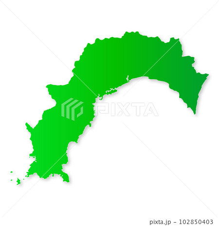 高知県地図 102850403