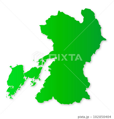熊本県地図 102850404