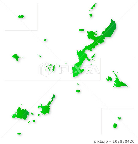 沖縄県地図 102850420