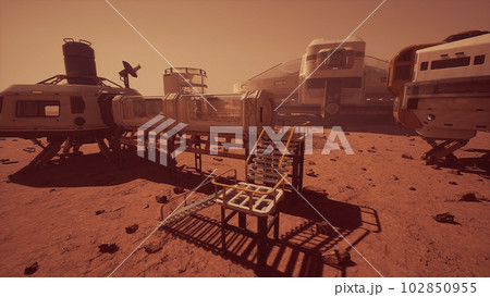 base on Mars that represents the cutting edge of science and technology base on Mars that represents the cutting edge of science and technology 102850955