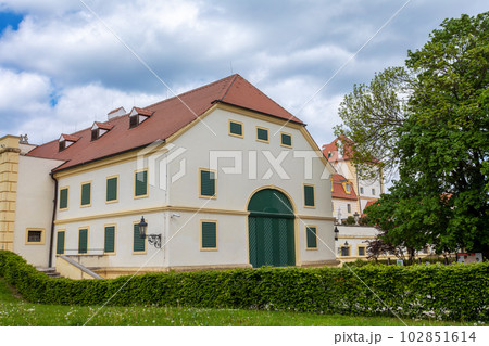 Chateau Valtice, Czech Republic, Lednice-Valtice Cultural Landscape is World Heritage Site by UNESCO. 102851614