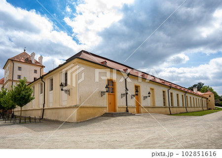Chateau Valtice, Czech Republic, Lednice-Valtice Cultural Landscape is World Heritage Site by UNESCO. 102851616