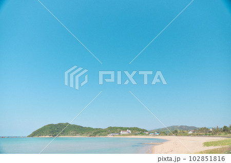 京丹後市網野町　八丁浜　海　ビーチ　日本海 102851816