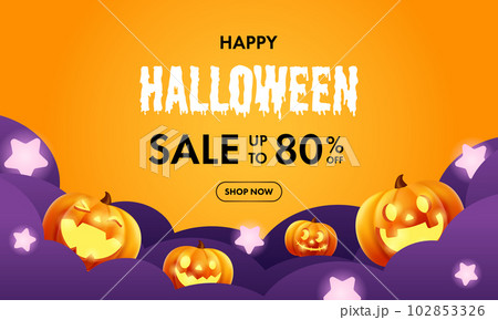 ハロウィンのベクターイラスト背景(ハロウィーン) ハロウィンのベクターイラスト背景(ハロウィーン) 102853326