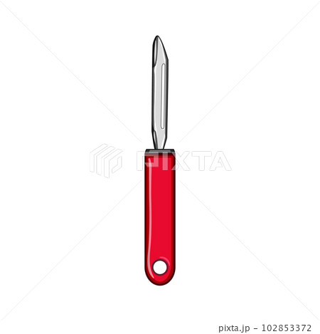 slice slicer food cartoon vector illustration 102853372
