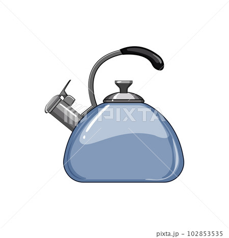metal kettle kitchen cartoon vector illustration metal kettle kitchen cartoon vector illustration 102853535