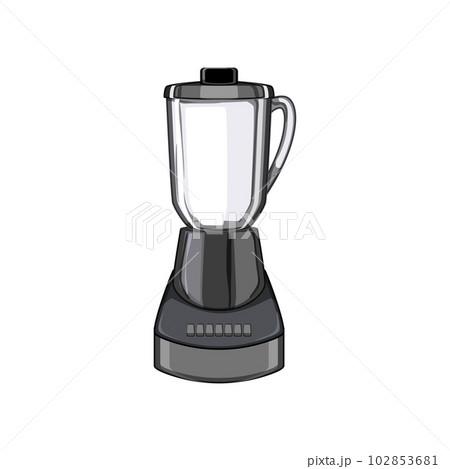 food blender kitchen cartoon vector illustration 102853681