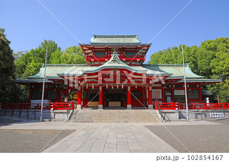 富岡八幡宮の本殿 富岡八幡宮の本殿 102854167