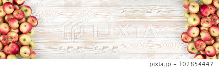 Red and Green Soft Apples Ready for Juice Produce 102854447