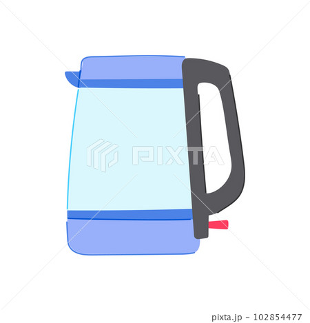 appliance teapot electric cartoon vector illustration appliance teapot electric cartoon vector illustration 102854477