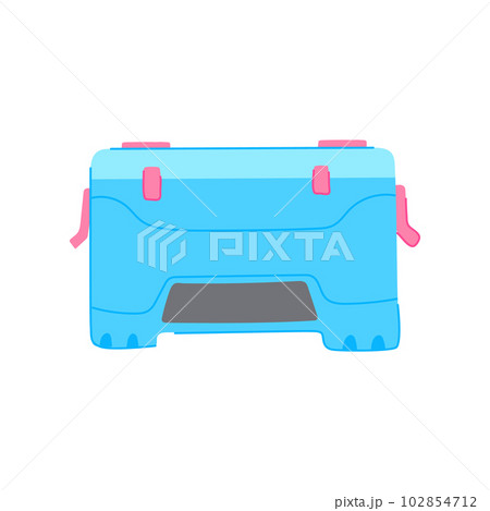 blue cooler box cartoon vector illustration blue cooler box cartoon vector illustration 102854712