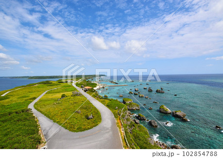 平安名埼灯台からの宮古ブルー 平安名埼灯台からの宮古ブルー 102854788
