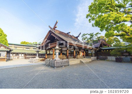 和泉國一之宮　大鳥大社　拝殿　神門（大阪府堺市西区鳳北町） 102859720