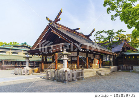 和泉國一之宮　大鳥大社　拝殿　神門（大阪府堺市西区鳳北町） 102859735