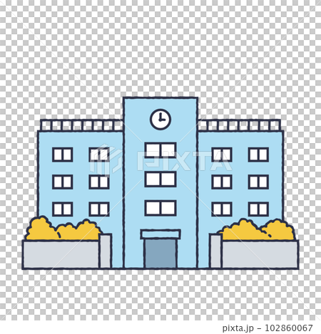 簡單的學校插畫 102860067