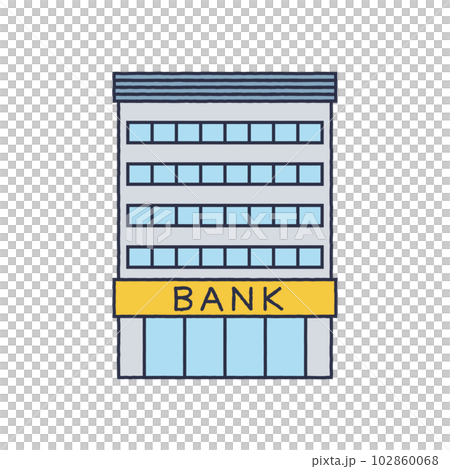 簡單銀行插畫 102860068