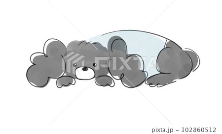 犬のイラスト(お布団なし) 犬のイラスト(お布団なし) 102860512